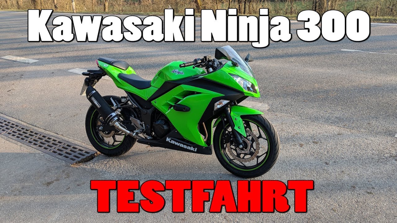 Kawasaki Ninja 300 Test Topspeed 0 100 Kmh Walkaround Youtube