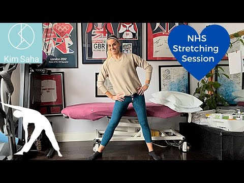 NHS stretching routine for chronic pain, fibromyalgia, hyper-mobility, arthritis + chronic fatigue.