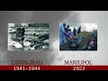 💥Mariupol 2022 - blockade of Leningrad 1941-1944: real facts / war, Russia / Ukraine 24