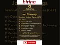 vacancy out by reliance for b tech student