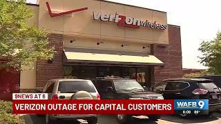 Verizon customers in capital area report service outage