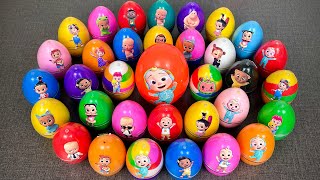 Cocomelon Eggs On Sand: Finding Pinkfong, Hogi with CLAY ! Satisfying ASMR Videos by Coco Slime 291,504 views 4 weeks ago 50 minutes