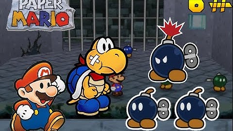 Paper Mario (N64) Walkthrough Part 6: Infiltrating The Koopa Bros Fortress (1080p)