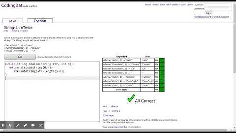A023 CodingBat Java String 1