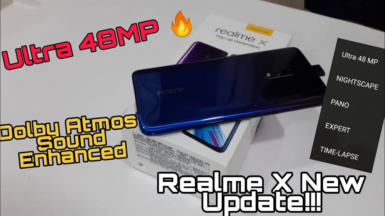 Realme X  New Update | Ultra 48MP 🔥🔥
