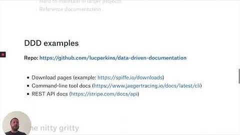 Luc Perkins - Model-view-docs: taming large-scale documentation projects using structured data