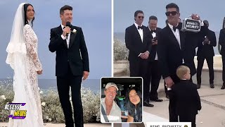 💍 Robin Thicke Marries April Love Geary in Stunning Cabo Wedding! 🌴✨