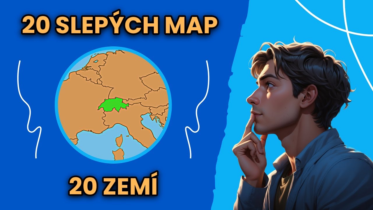 🌍Zeměpisný kvíz #1 - Poznej zemi na slepé mapě!