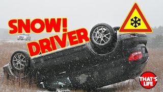 Crash Winter Snow Driver ❄️ Fail Compilation 2021 🚐Crash best of