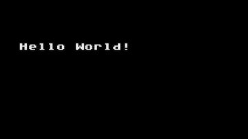ATARI 5200 5200 Basic Hello World by Jeffry Johnston 2001 PD