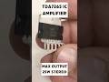 DIY TDA7265 audio amplifier sound test. Small but powerful stereo amp 🔊 #tda7265 #amplifier #diy
