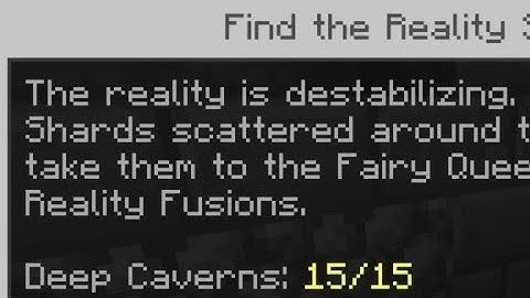 Reality Shards Location | Deep Caverns | CraftersMC Skyblock