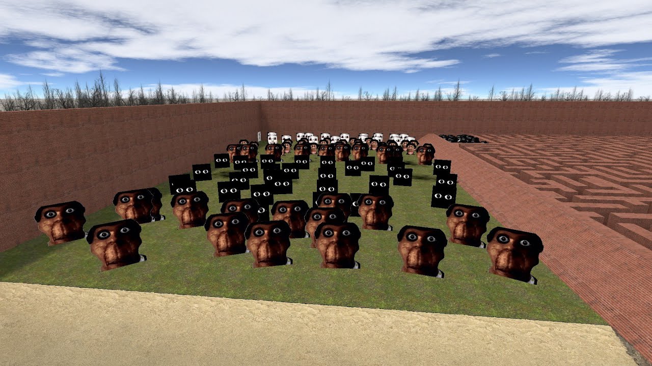 No Escape from SCP-096 😱 | GM Big Maze | Garry’s Mod Horror