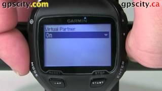 Virtual Partner in Other Mode on the Garmin Forerunner 910XT with GPS City