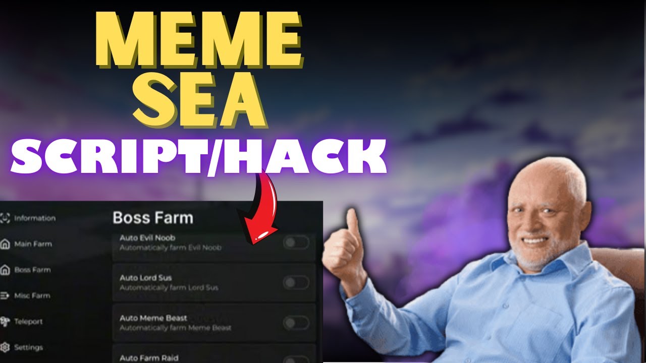 🔥 Meme Sea Script Hack | Auto Farm, Auto Quest, Auto Awake & Boss Farm ...