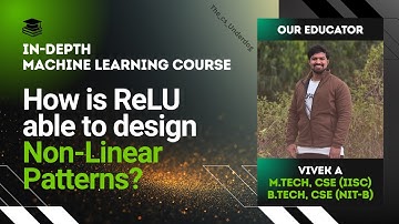 How is ReLU able to design non linear patterns? | Machine Learning Lecture 104 | The cs Underdog 