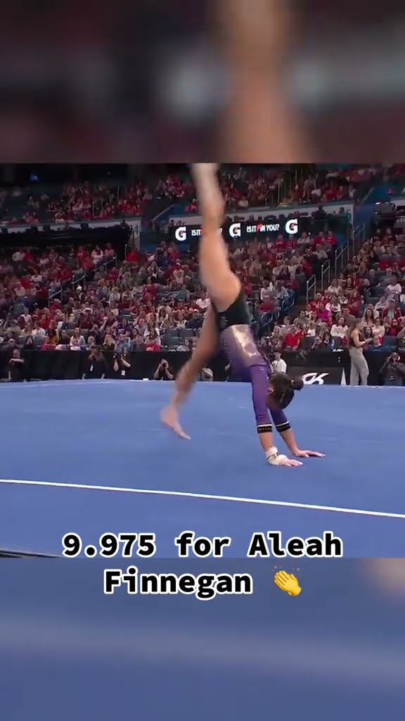 LSU’s Aleah Finnegan was nearly perfect on the floor ?