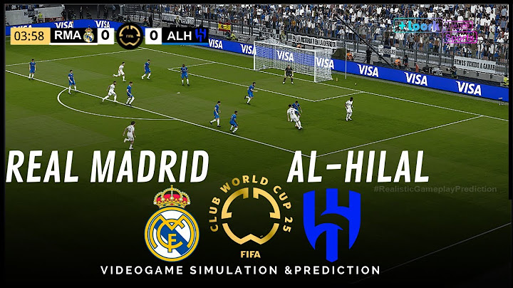 Real Madrid vs. Al Hilal 2025 FIFA Club World Cup Full Match Simulation and Prediction