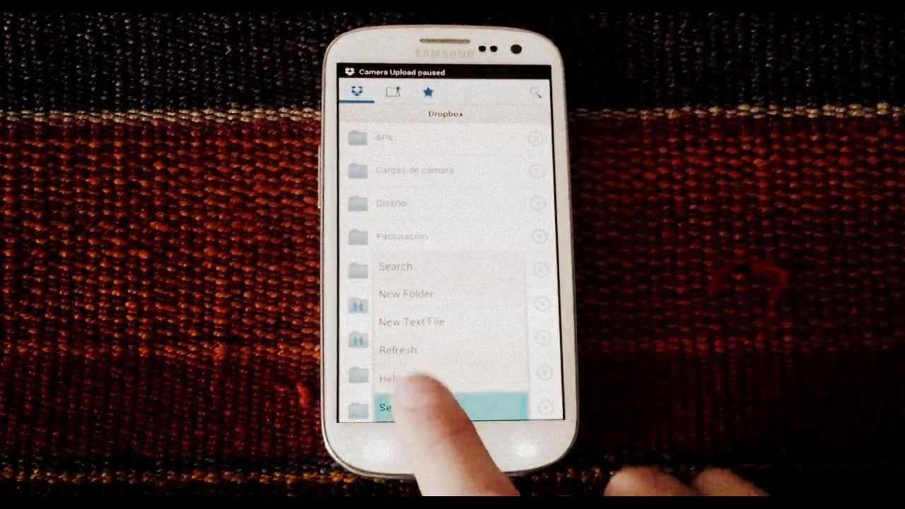 How to turn off camera upload sync in dropbox samsung galaxy s3 youtube