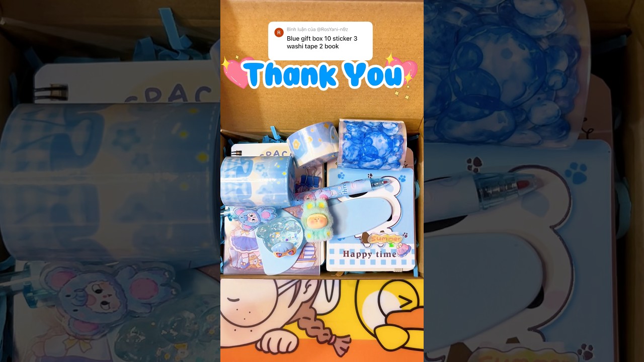 💙Giftbox Blue Theme🥰 