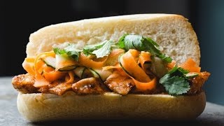 Easy Homemade Chicken Banh Mi | SAM THE COOKING GUY