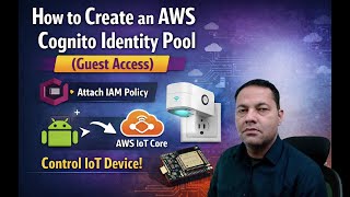 How to Create an AWS Cognito Identity Pool Guest Access  Android App + AWS IoT Core Demo screenshot 4