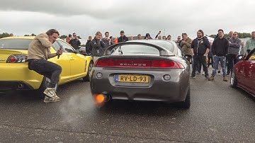 Extreme LOUD Mitsubishi Eclipse Shoot Massive Bangs & flames
