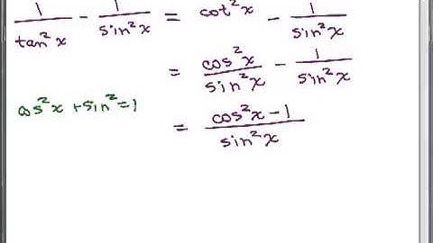 Basic Trig Identities 4 Simplify Trig Expressions