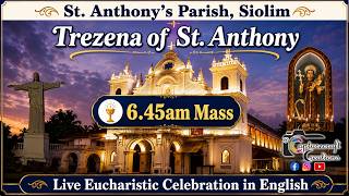 1st Day Of Trezena  English Mass  At 645am  1st June 2026  St Anthonys Church Siolim