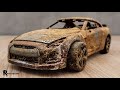 Restoration Abandoned Nissan GTR Sport Model Car