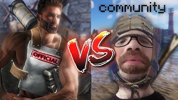 Community vs Offical Servers - Rust