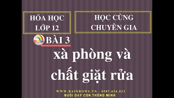 Công thức hóa học của xà phòng giặt năm 2024