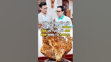 Phần 3: Tận mắt nhìn thấy tác phẩm hoàng đàn có tuổi đời 600 năm nặng tới 90 kg??