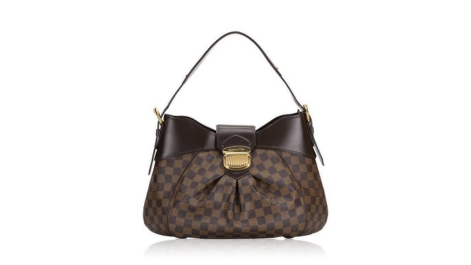 LOUIS VUITTON Sistina PM Damier Ebene Shoulder Handbag E4783 