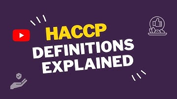 Important HACCP Definitions l HACCP Terminology l The Learning Reservoir