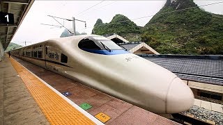 China High Speed Rail (CRH) REVIEW - Over 300kmh | Amazing Bullet Train + Street Food
