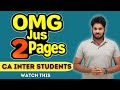 Your CA Inter Papers Are Harder Than Ours (See This)