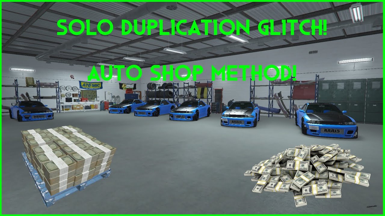 *PATCHED* Solo Car Duplication Glitch (Auto Shop) Grand Theft Auto 5