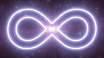 Infinity Symbol Sign Shape Moving Bright Neon Lights Tunnel Forever 4K Video Effects HD Background