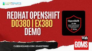 Live Demo: Red Hat OpenShift Administration II (DO380 | EX380)