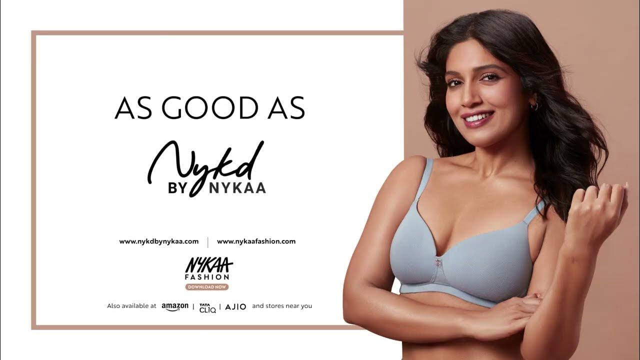 FinallyA Bra as good as Naked  Nykd by Nykaa X Bhumi Pednekar 