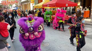 Chinese New Year Mini-Parade 2022 Chinatown San Francisco California