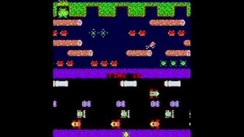 Frogger (Arc) Gameplay