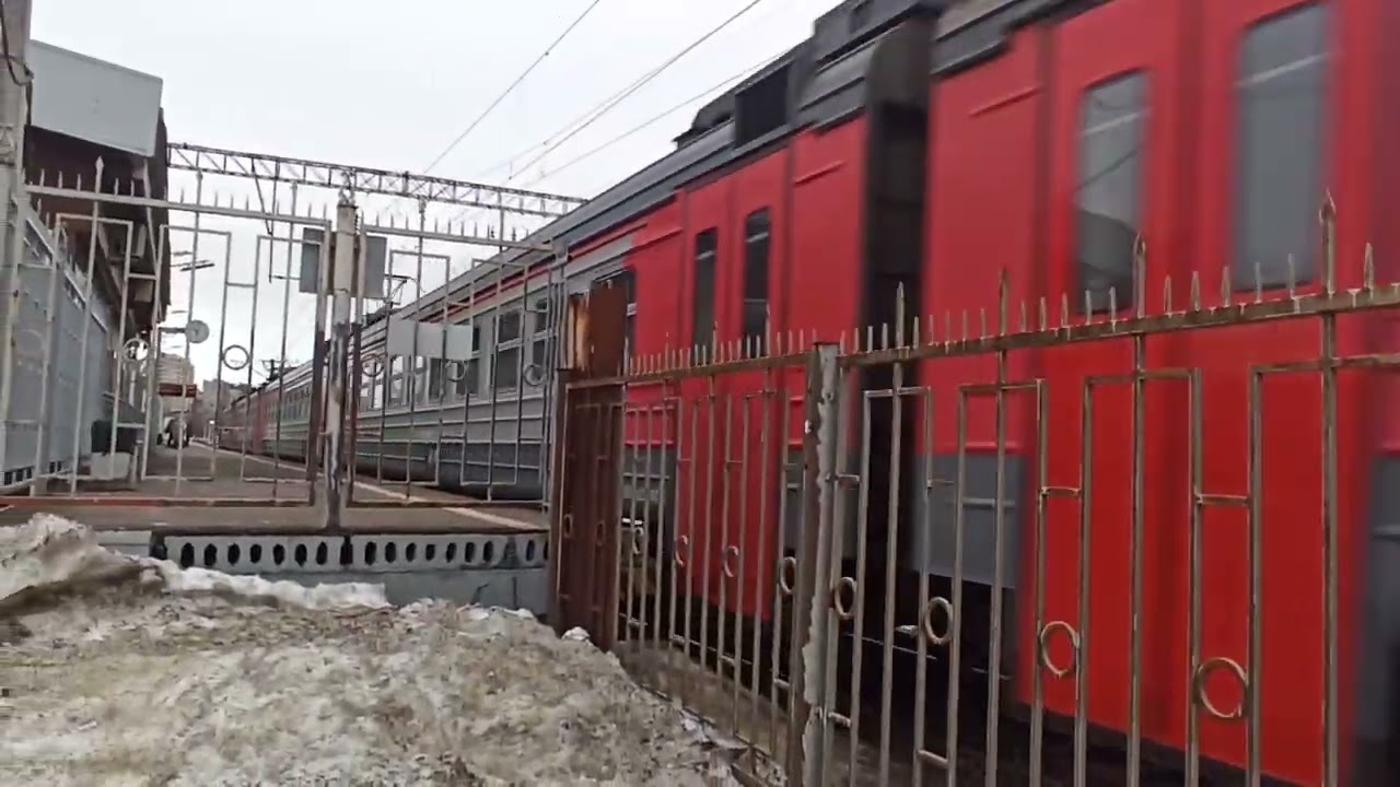 Электропоезд ЭД4М Рейс Санкт-Петербург - Белоостров. Делает остановку на о.п. Старая Деревня!