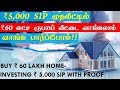 ₹5,000 SIP முதலீடு ₹ 60 லட்ச ரூபாய் வீட்டை வாங்கலாம் Home loan tamil loan EMI Vs Sip in Tamil