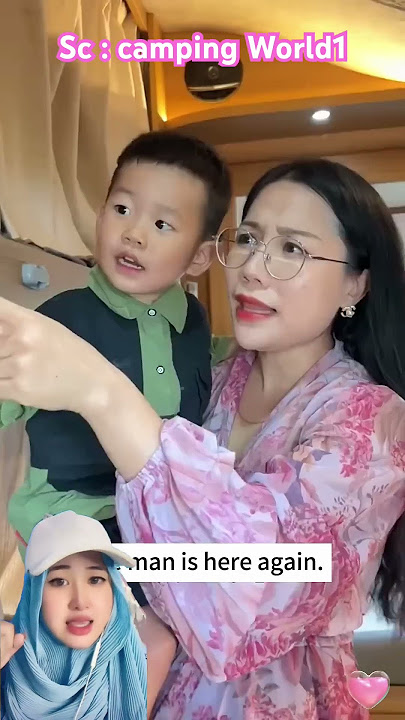 Ada pencuri di dalam mobil rumah mama ⁉️😱 camping World1 #shorts #funny #dubbing