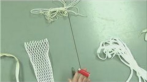 Lacrosse Equipment : How to String a Lacrosse Goalie Head