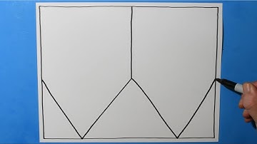 Daily Line Illusion #15 / May 2023 / Incredible 3D Abstract Pattern / Satisfying & Relaxing