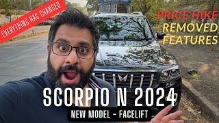 Scorpio N 2024 Top Model : Features REMOVED & Price Changes