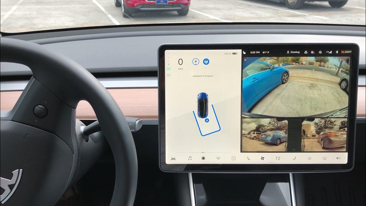 Tesla Model Y Autopark YouTube
